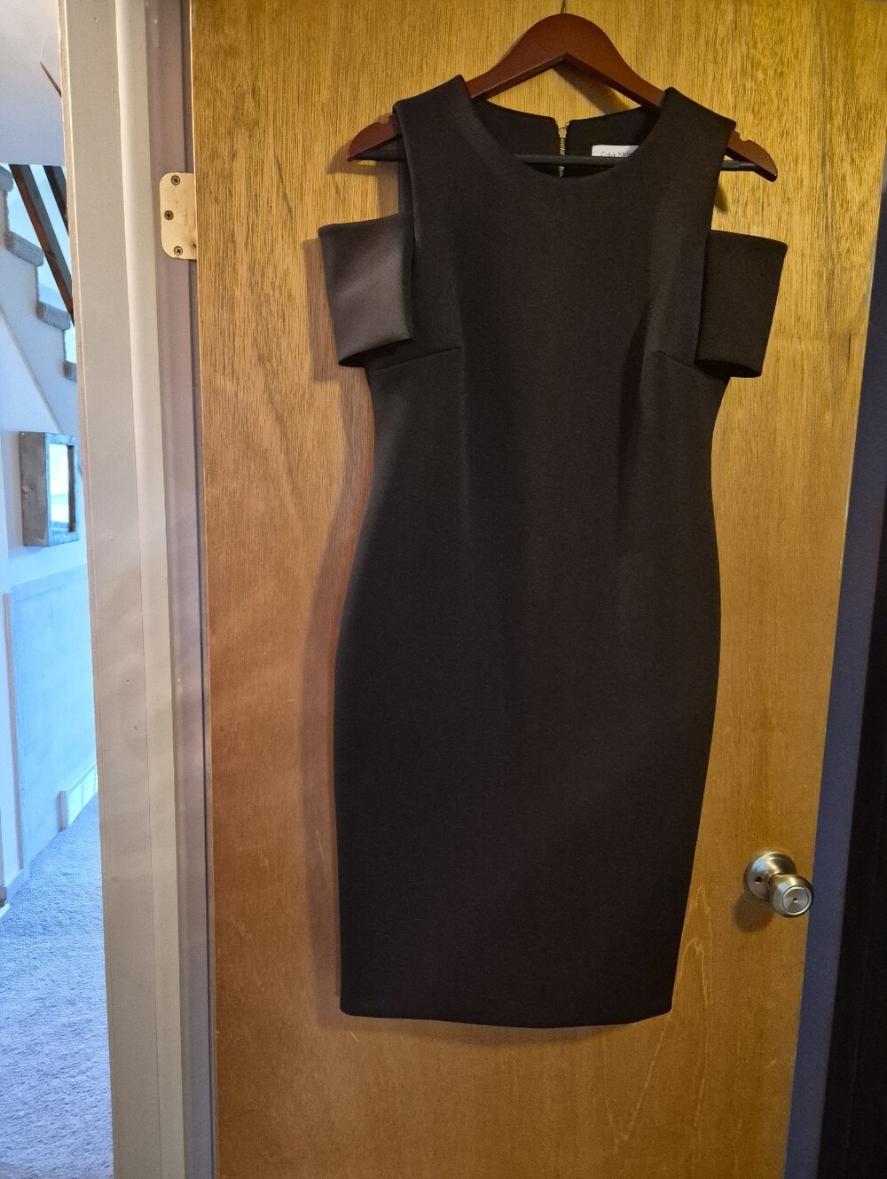 Ladies Black Calvin Klein Dress Size 10